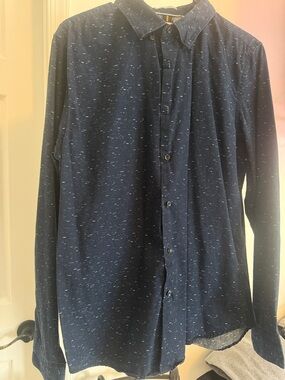 Denim & Flower Navy Floral-Print Shirt